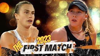 The First Encounter: Aryna Sabalenka vs Mirra Andreeva
