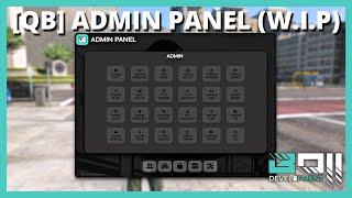 QBCore Admin Panel Admin Tab | FiveM Scripts | BOII Development