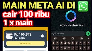 CARA MENDAPATKAN UANG DARI META AI DI WHATSAPP PALING MUDAH