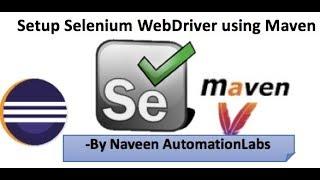Write your first Selenium WebDriver code using Maven - POM Dependency