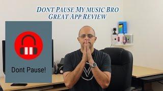 Stop notification from disturbing your music with dont Pause