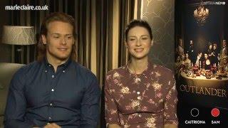 'Onscreen Mr and Mrs' with Outlander stars at Marie Claire [RUS SUB]