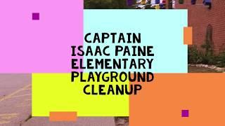 Captain Isaac Paine Elementary Playground Cleanup