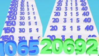 10 Minutes Satisfying Additional Math Games - Number Master Vs Number Rush 2048 || All Levels