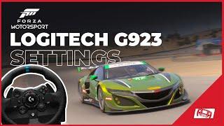 Forza Motorsport: Logitech G923 BEST Wheel Settings!