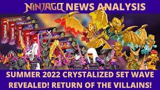 LEGO Ninjago Summer 2022 CRYSTALIZED Set Images Revealed! 30 New Minifigs, Old Villains are Back!