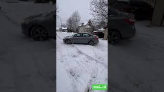 Car Gets Stuck In The Snow | Driving In Snow | Life In Canada | Winter In Canada