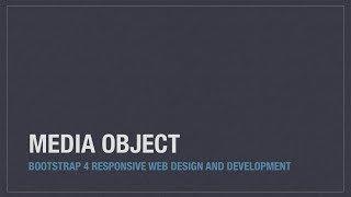 Bootstrap 4 (Alpha 6) layout: Media object