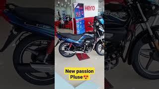 Hero Passion Plus 2023 model bs7 OBD-2 Blue Color Short | Passion Plus New Model |