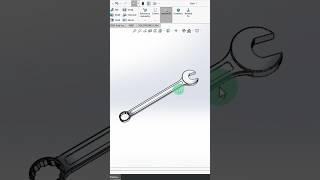 Combination spanner #cadeducation #cad #cadlearning #solidworks #solidworks #spanner