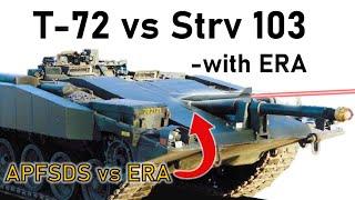 What if the Strv 103 had ERA? | 125mm 3BM9 APFSDS vs S-Tank with ERA | Armour Penetration Simulation