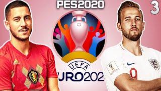 England vs Belgium - ENGLAND OUT? #3 EURO 2020 Series - PES 2020