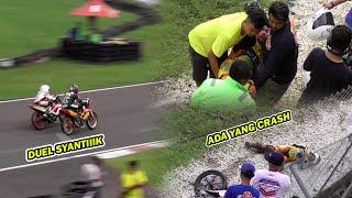 DUEL SYANTIK AHMAD SAUGI VS REYKAT YUSUF FADILLAH Di Bebek 4 tak 150cc ECU