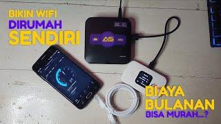 MEMBUAT WIFI SENDIRI DIRUMAH BISA MURAH...?