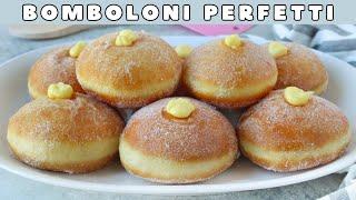 BOMBOLONI ALLA CREMA (o KRAPFEN) - La ricetta secondo me perfetta e infallibile