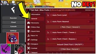 Script Blox Fruit Mobile No Key AUTO FARM | FRUIT RAIN |RACE V4| RAID | Delta & Fluxus Script