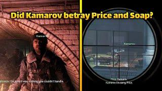 Did Kamarov betray Price and Soap? | MW3 OG