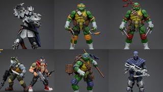 New TMNT teenage mutant ninja turtles action figures by Joy Toy available at Titan Toyz