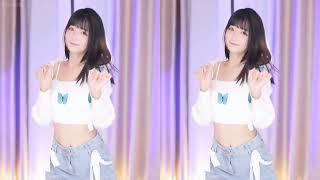 【鱼子酱】《大摆锤》 白色衬衫版 直播跳舞录屏 live dance white cute girl