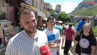 TURISTI IZ CIJELOG SVIJETA "PREPLAVILI" MOSTAR