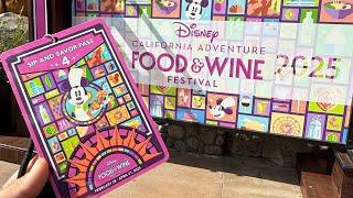 NEW Food & Wine Festival Reviews 2025 - Found THEE BEST PIZZA EVER AT THEME PARKS!