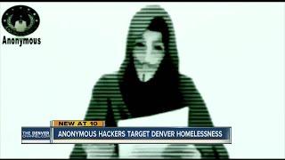 Anonymous hackers say they've hacked Denver because of homeless camp removal