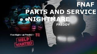 FNAF VR Help Wanted (HORROR GAME) Walkthrough Parts and Service Freddy Nightmare Mode No Commentary