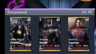 Best Matches with Best team ever in Injustice gods among us mobile gameplay online matches 