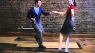 Dean Collins & Jewel Mcgowan Switches - Lindy Hop Dance Lesson, Juan Villafane, Sharon Davis #1358