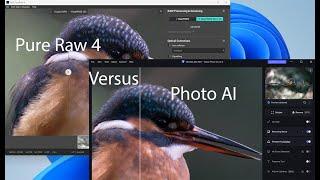 Pure Raw Versus PhotoAI