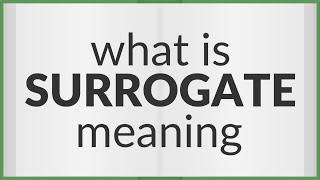 Surrogate | meaning of Surrogate