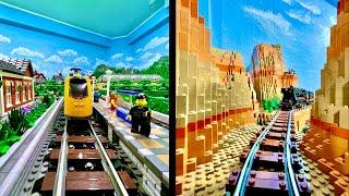 LEGO City Train Ride + My entire LEGO Train Collection