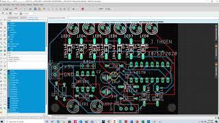 Double Sided PCB Routing in Eagle