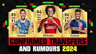 FIFA 25 | NEW CONFIRMED TRANSFERS & RUMOURS!  ft. Zirkzee, Varane, Coman... etc
