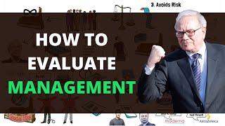 Warren Buffett: How to Evaluate Management of a Company