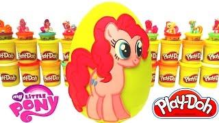 Huevo Sorpresa Gigante de Pinkie Pie de My Little Pony en Español Plastilina Play Doh