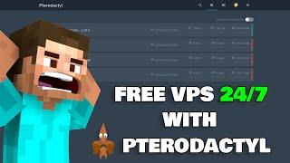 FREE VPS 24/7 with Pterodactyl Panel Setup | Step By Step Tutorial