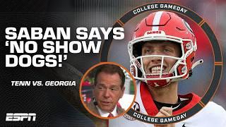 Nick Saban doesn't want any 'SHOW DOGS' in Tennessee vs. Georgia  [PREVIEW] | College GameDay