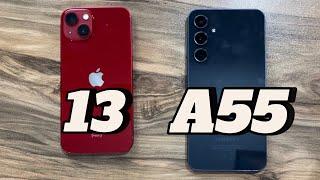 Samsung Galaxy A55 vs iPhone 13