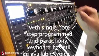 Moog Sub 37 Sounds, Arpeggio & Sequencer