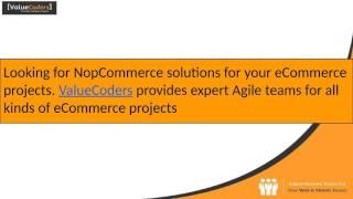 Advantages of NopCommerce For Development