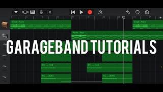 How to Make a Easy Melodic Rap Beat in GarageBand (iPad and iPhone) tutorials