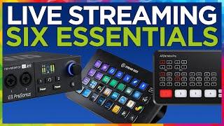 six ESSENTIALS for live streaming (2022 Gift Ideas)