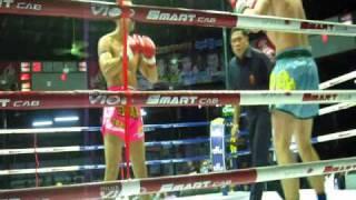 Ken Hitman Tran knockout victory at lumpinee stadium