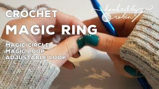 How to Crochet a Magic Ring / Magic Circle