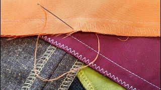 Methods to Finish Raw Edges of Fabrics Seam Allowances