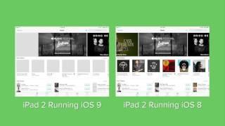 iPad 2 Speed Test - iOS 9 vs. iOS 8