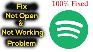 Fix Spotify App Not Working Problem in Android | Spotify App Not Opening Problem Solved