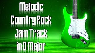 Melodic Country Rock Jam Track in D Major  Guitar Backing Track