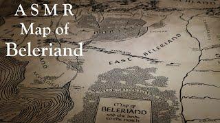 ASMR Map of Beleriand (Lord of the Rings LORE) (whispers, tracing)